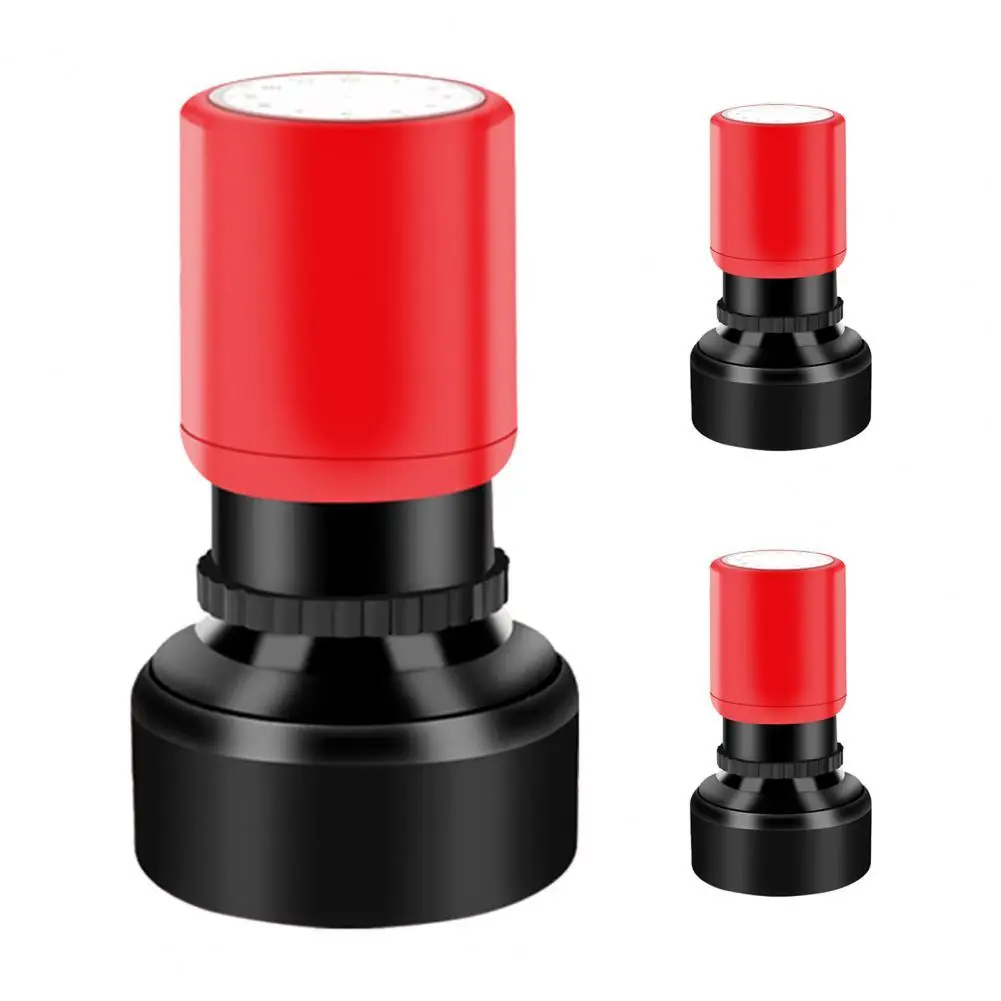 

Teacher Stamper Portable Durable Exquisite Workmanship Self-inking Teacher Clock Stamper Ink Stamp for Education