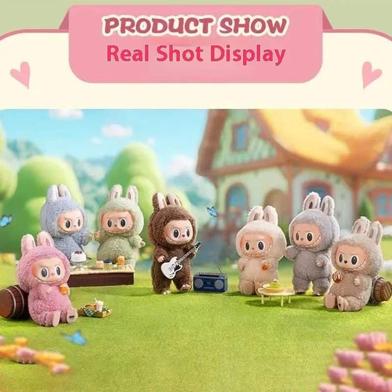 Реплика 1:1 Popmart Labubu The Monsters Lisa Seme Heart Macarrr виниловая основа серии модные игрушечные