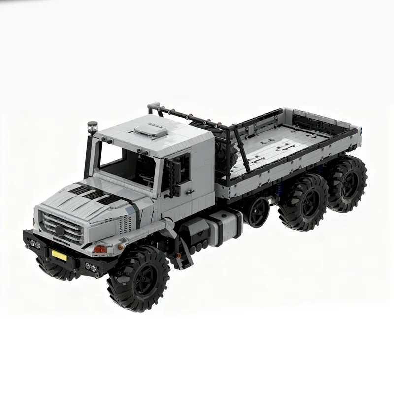 Фото 3972 детали MOC Технические грузовики Mercedes-Benz Zetros 6x6 Модель Конструктор Игрушки Рождественский подарок Конструктор Идея для творчества №2
