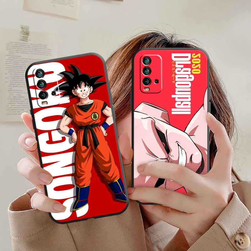 

Japan Anime Dragon Ball Phone Case For Xiaomi Redmi 8 8A Note 8 2021 8 8T Pro Soft Shell Funda TPU Back Unisex Liquid Silicon