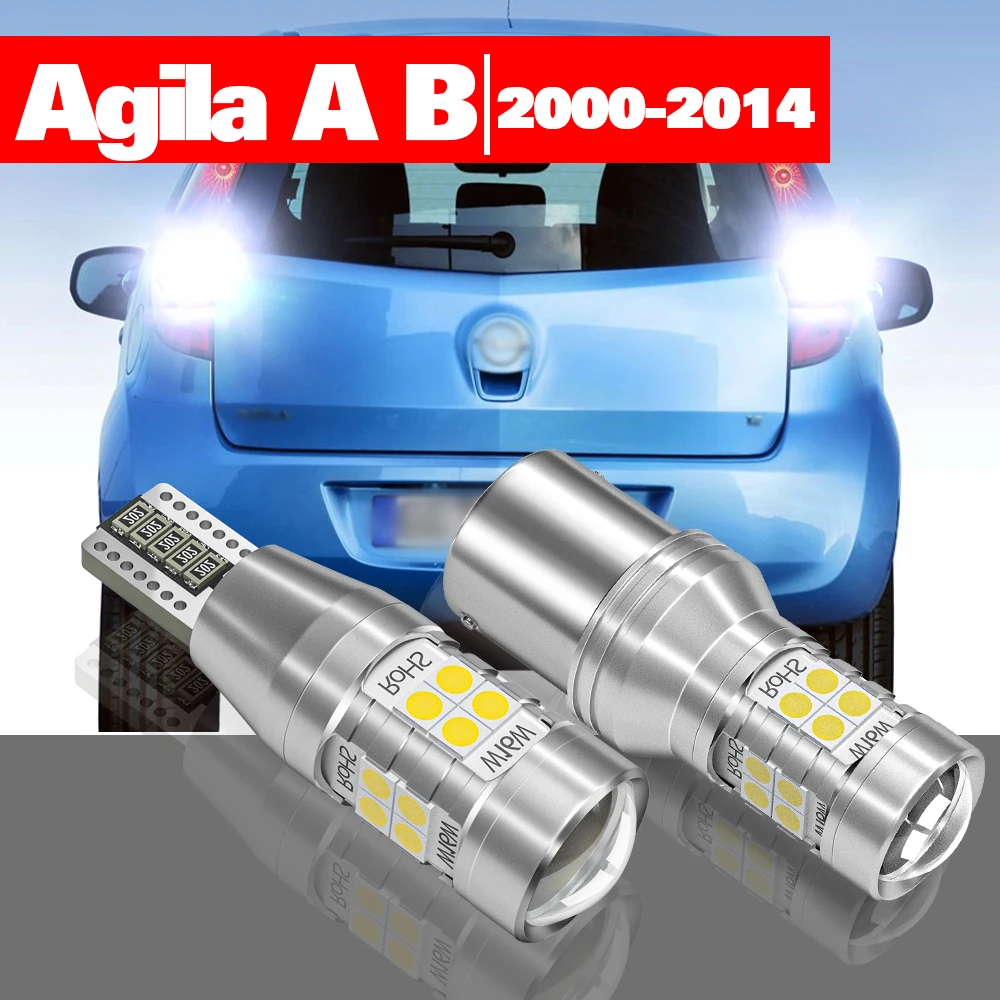 

For Opel Agila A B 2000-2014 Accessories 2pcs LED Reverse Light Backup Lamp 2004 2005 2006 2007 2008 2009 2010 2011 2012 2013