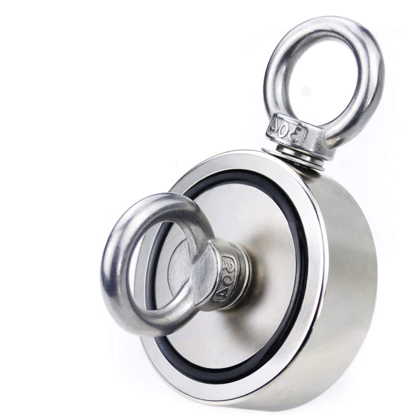 

Powerful Neodymium Magnet Double-faced Magnet Hook Super Powerful Salvage Fishing Magnetic D48-D94MM Max 300kg