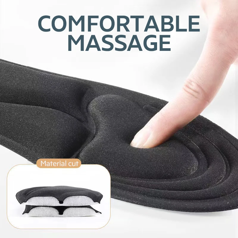 BANGNI Memory Foam Insole Relax High Heels Slow Rebound Soft Shoe Pads Cushion Breathable Sole Comfort Inserts For Feet Women