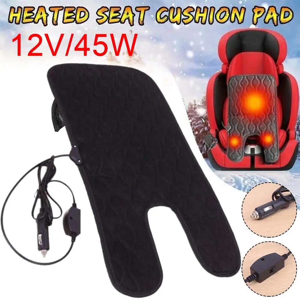 Зимняя подушка с подогревом сиденья 12 В 45 Вт для салона автомобиля электрическая