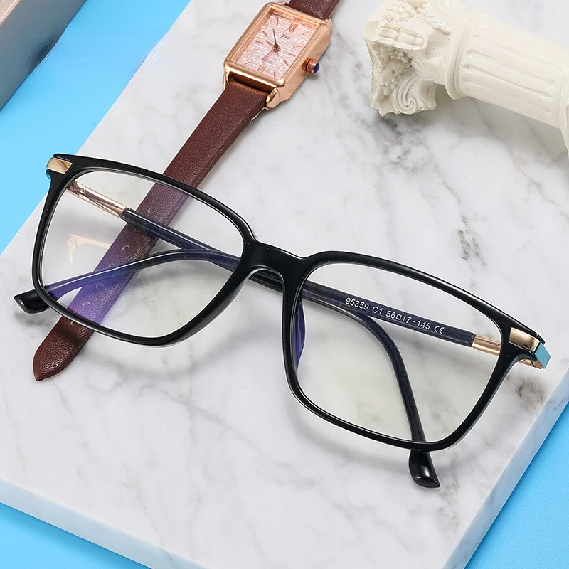 

Мужские и женские очки новая женская оправа TR90 очки с защитой от синего света простые Сменные линзы очки для глаз с оправой для близорукости
