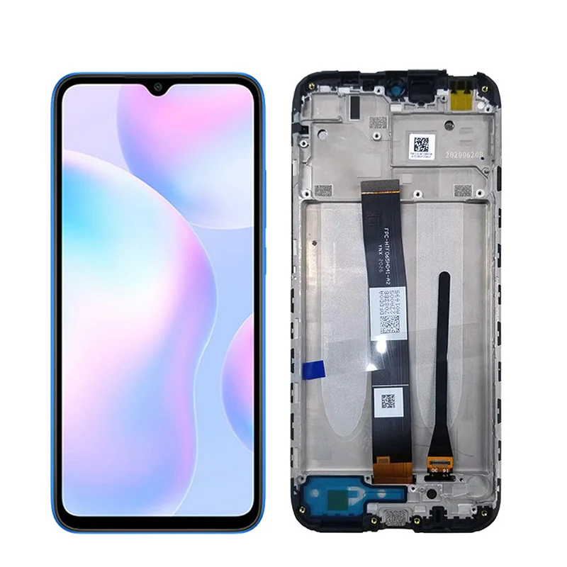 

Original 6.53" For Xiaomi Redmi 9A 9C NFC M2006C3MNG LCD Display Touch Screen Digitizer Assembly With Frame M2006C3MG M2006C3MT
