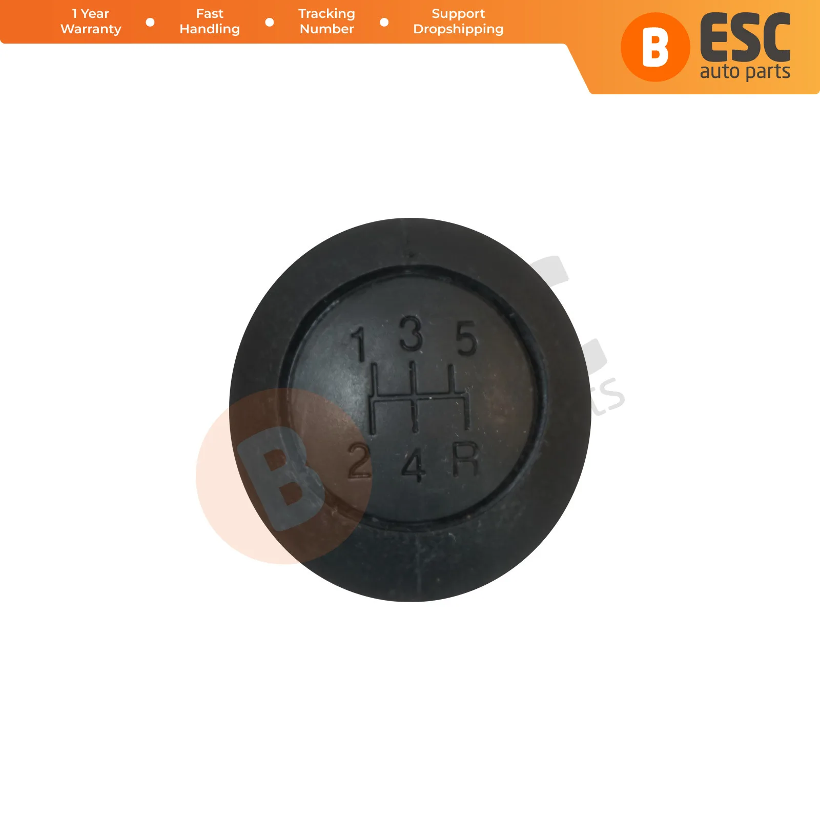 

ESC Auto Parts ESP606 5-Speed Gear Shift Stick Knob Black for Fiat Doblo MK1 2000-2009 Fast Shipment Ship From Turkey