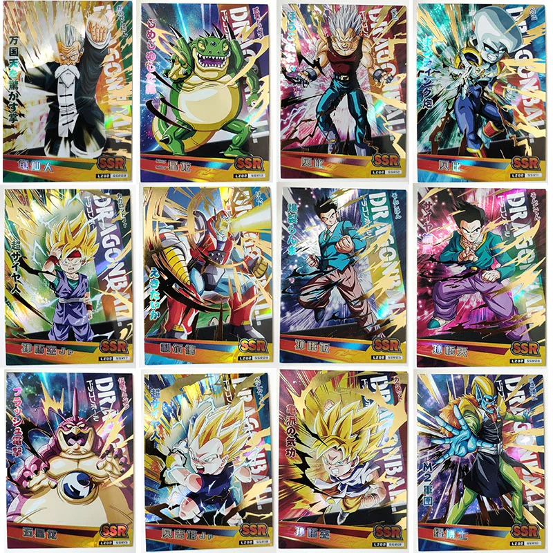 

Anime Dragon Ball Vegeta Iv Son Goku Master Roshi Ssr Card Game Collection Rare Cards Children's Toys Surprise Birthday Gifts