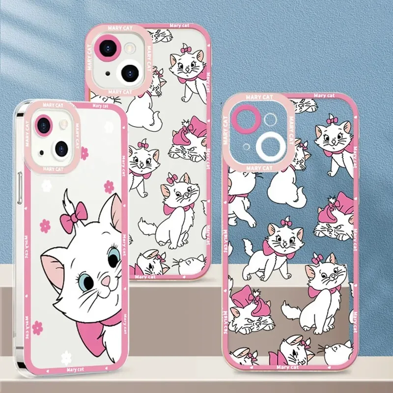Чехол с изображением кота Диснея Мари для Xiaomi 13T 12T 11T 10T 14 13 12 11 Lite 5G NE POCO F6 X6 Pro X3 NFC X5