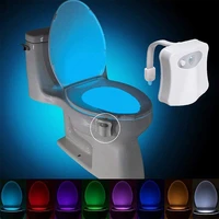 new led motion sensing toilet lamp pir wc toilets seat 8 colors backlight bathroom waterproof rgb smart night lights fixture