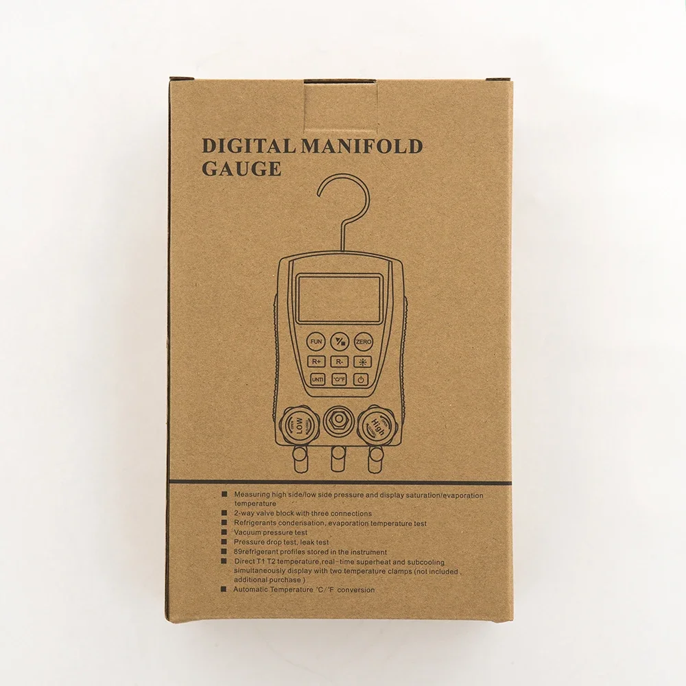 DY517 Цифровой манометр хладагента HVAC Вакуумное давление Температура Тест утечки