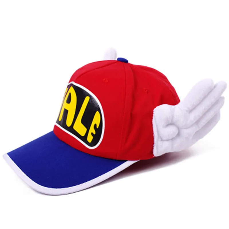Аниме милая подсветка Dr.Slump Косплей Arale Cap Sweet Angel Wings шляпы Хлопковые бейсболки