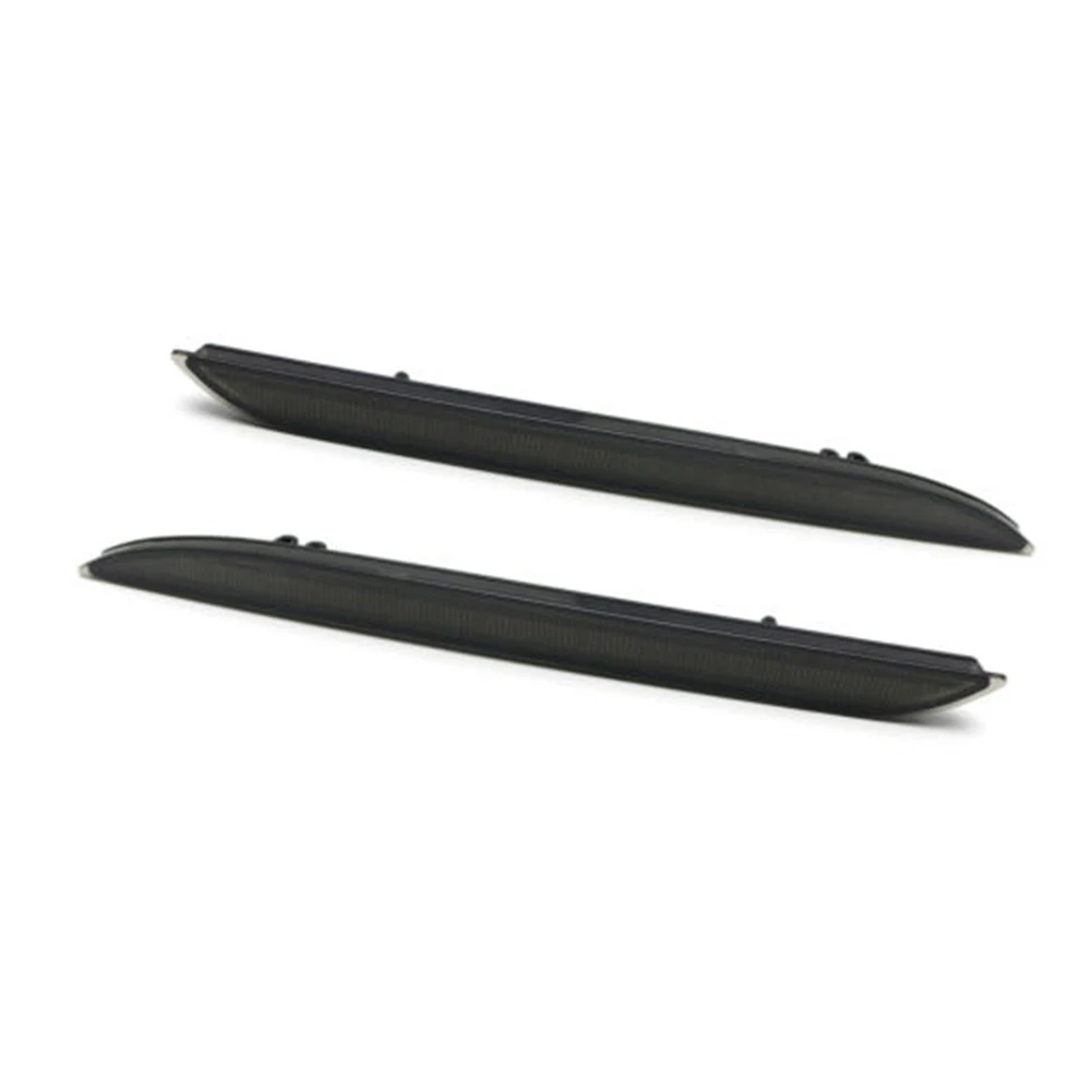

Rear Bumper Smoked Lens Reflector Lenses 2pcs Rear Bumper Rear Reflectors Smoked Black FR3Z-15A448-A FR3Z-15A449-A