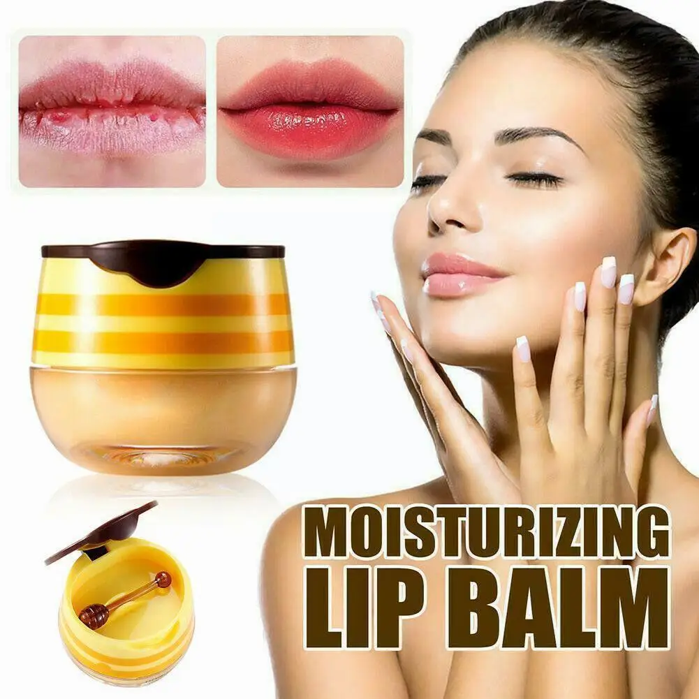 

Unisex Honey Lip Oil Moisturizing Nourishing Anti-wrinkle Lines Lip Mask Lips Smooth Care Lip Balm Anti-cracking Sleep Fine J3U6