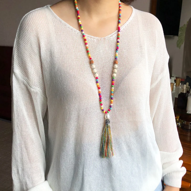 Bohemian Jewelry Retro Hand Beaded 