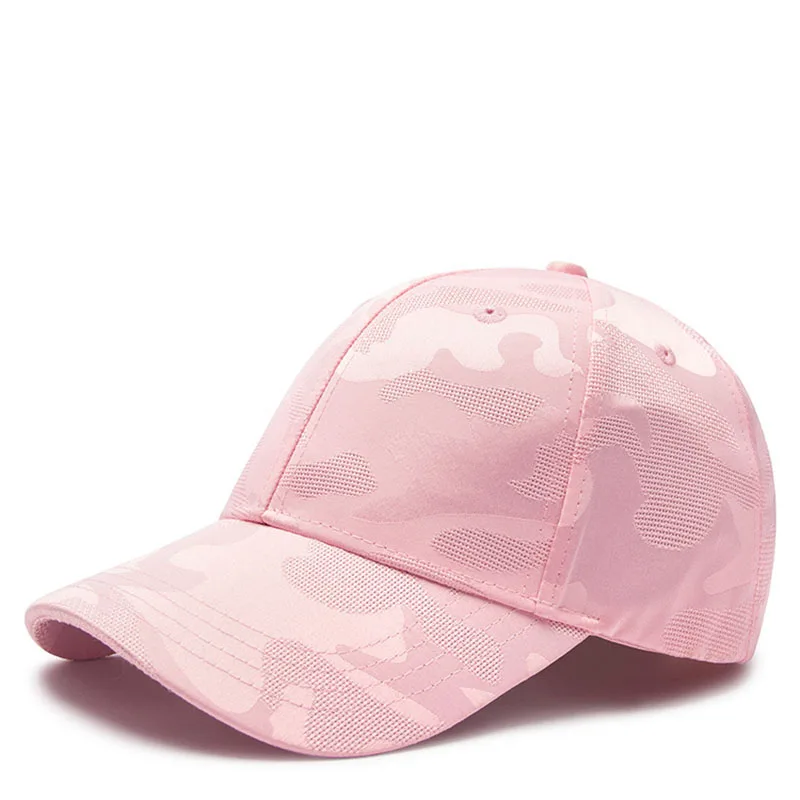 

New Hats For Women Trend Camouflage Baseball Cap Men's Outdoor Casual Sunshade Peaked Cap Four Seasons Pink Black White Cap