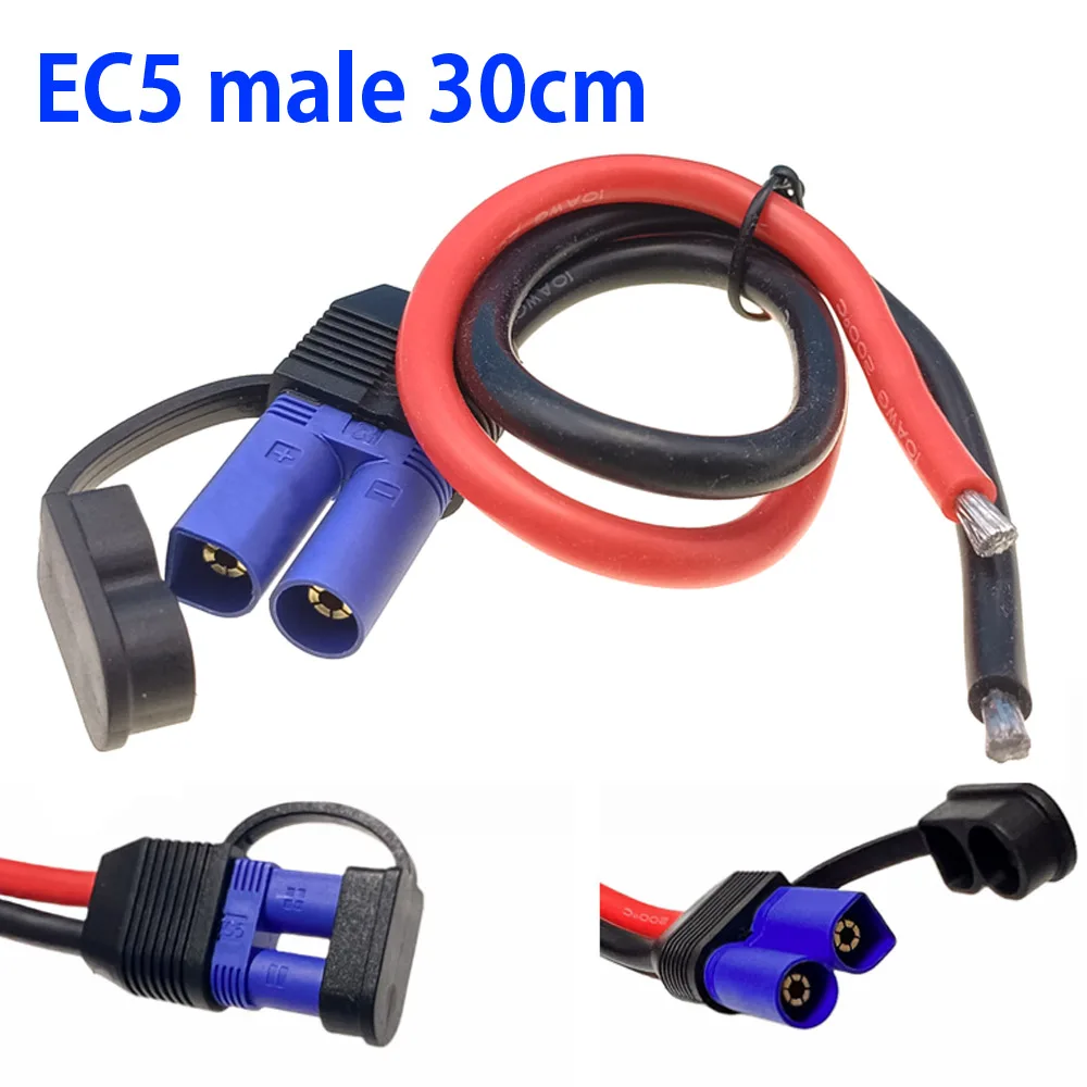

EC5 Мужской Женский Разъем 10AWG Зарядный Кабель Для Автомобиля Мотоцикла Аварийный Шнур питания EC5 Адаптер Шнур Аксессуары Для Преобразования 15 см-1 м