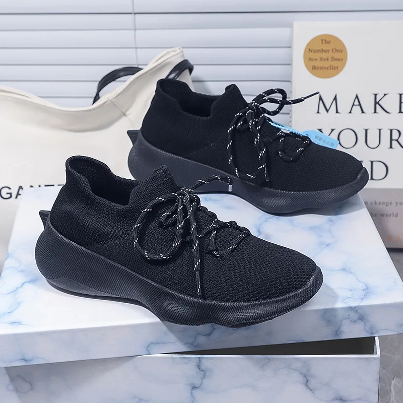 2022 Spring New Net Red Explosive Shark Tail Breathable Men's Shoes Casual Sports Couple Shoes Mesh Weaving Women's Shoes