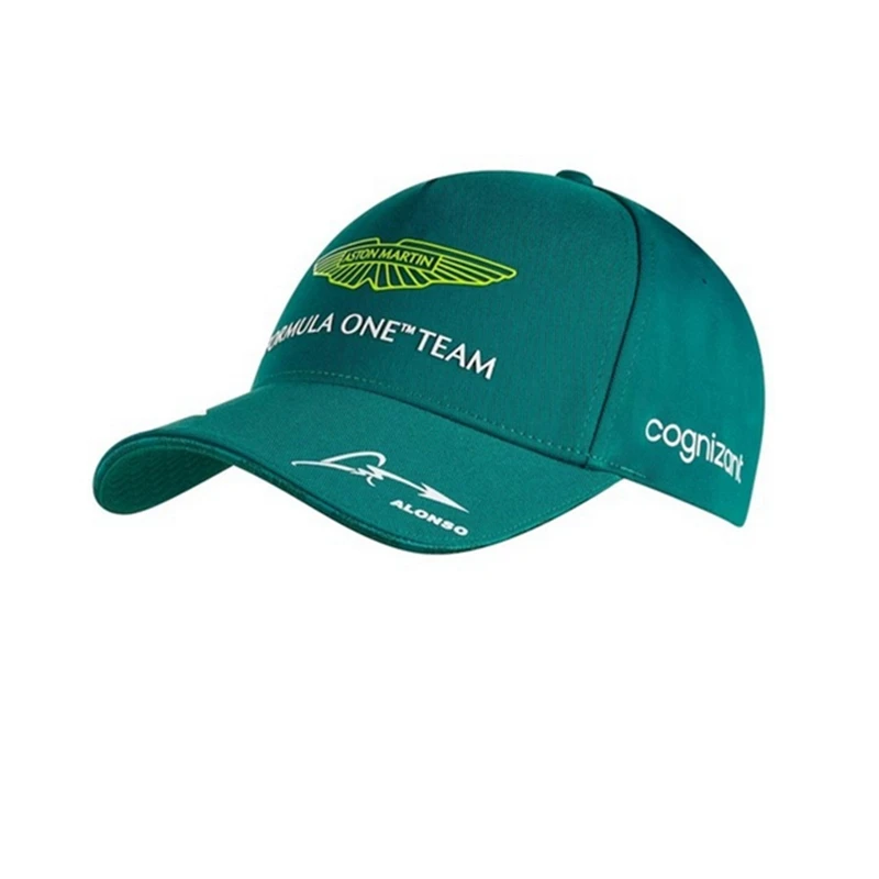 2023 New Aston Martin F1 Alonso Hat Formula One Accessories Men and Women Couple Hat Fans Supporter