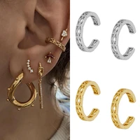 keyounuo gold filled silver color cartilage madrid ear cuffs earrings for women golden clip earring party jewelry wholesale