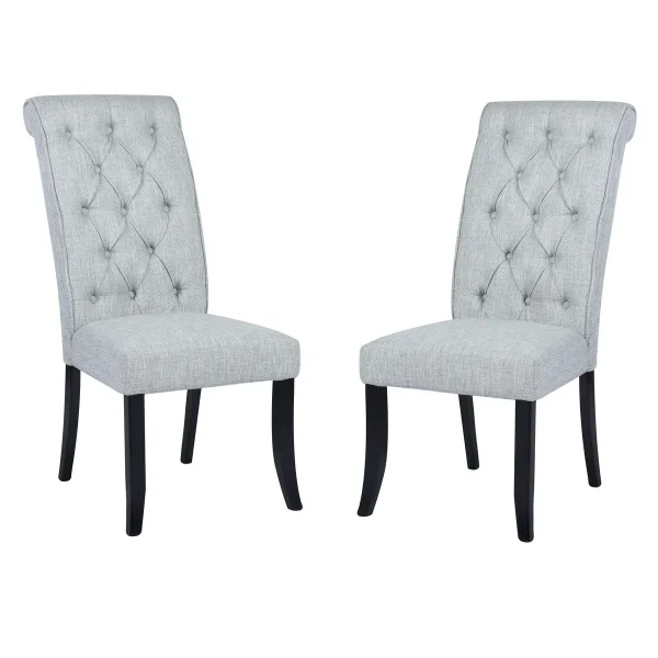 

Tufted Upholstered Side Chair/Dinning Chair (Set of 2)