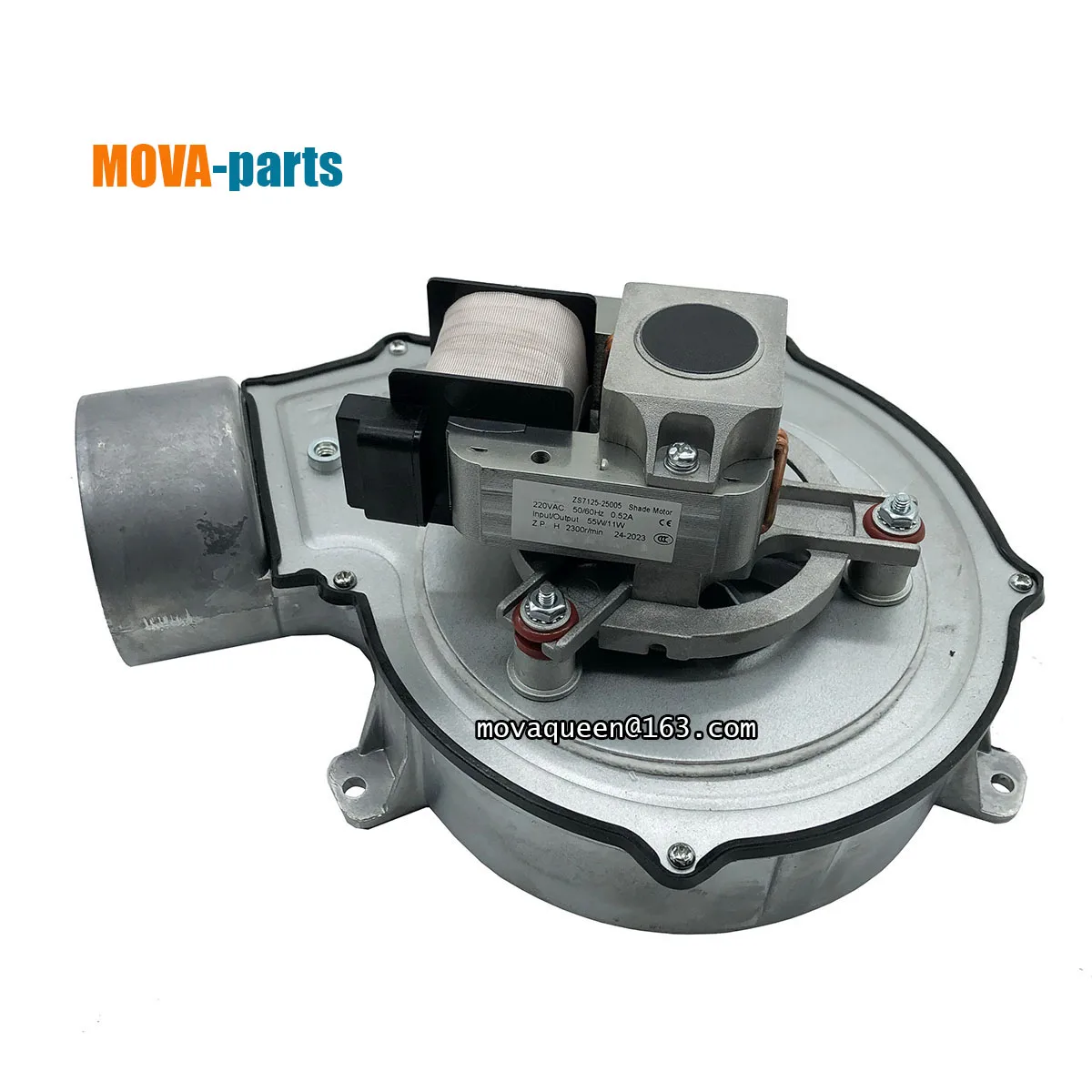 220 В ZS7125-25005 55 Вт двигатель вентилятора шторный для биологической печи на пеллетах