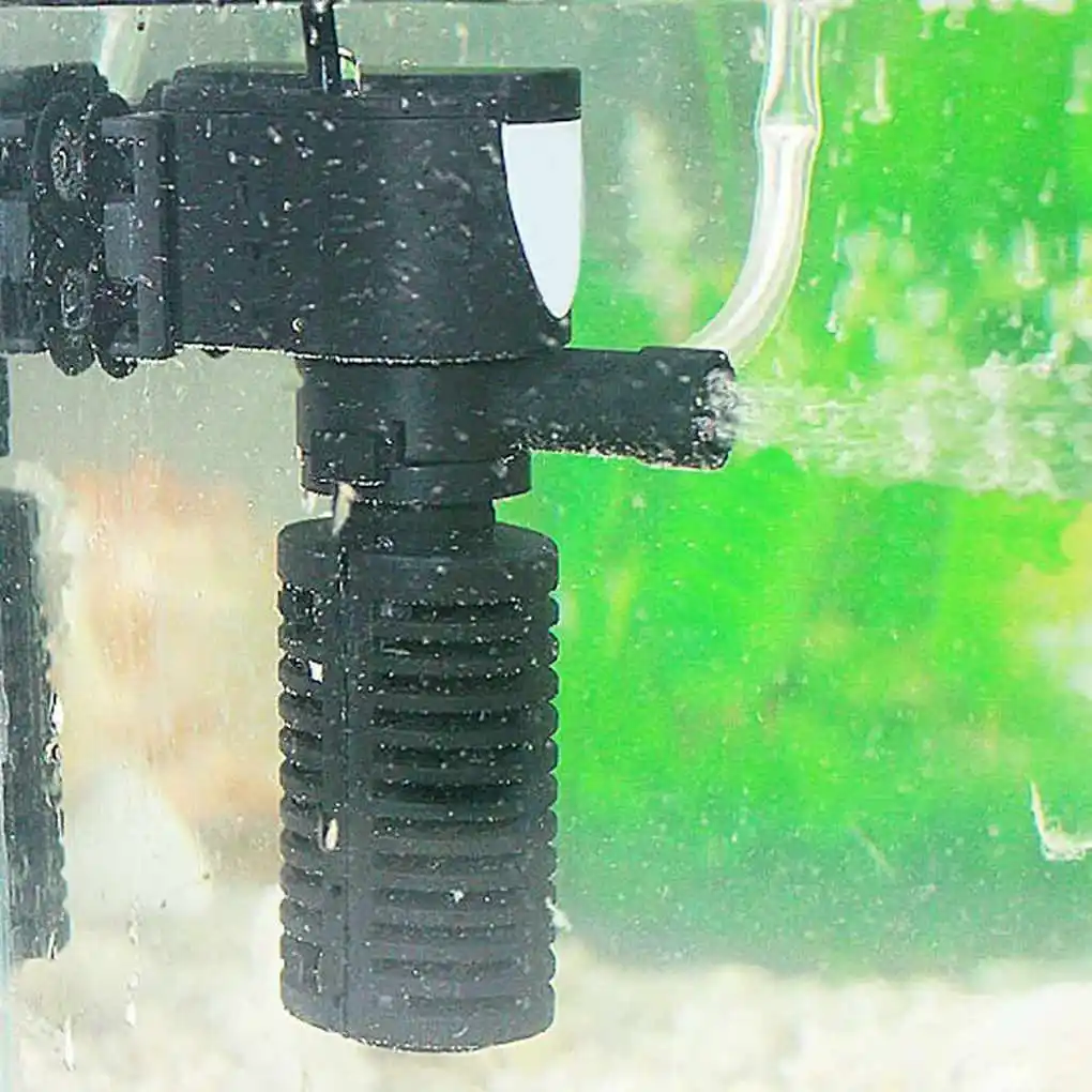 

3 в 1 портативный бесшумный аквариумный внутренний фильтр аквариумный кислородный погружной водяной насос для садового пруда погружной фил...