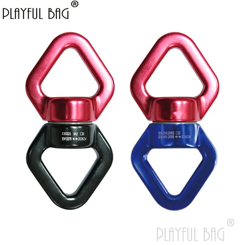 

Outdoor rock climbing universal rotary ring air yoga hammock 360 degree rotary connection buckle ZL262