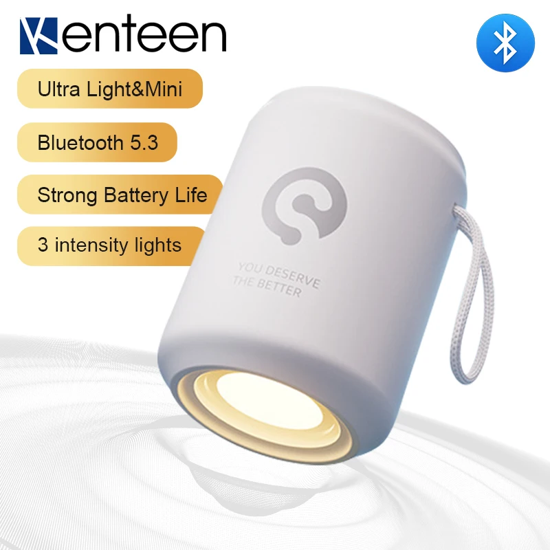 

Outdoor Pocket Wireless Bluetooth Speaker LED Lights Long Playtime Portable Mini Waterproof for Camping Cycling Travel