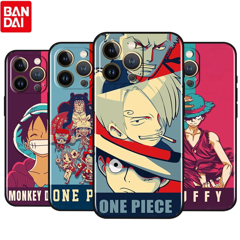 

Anime One Piece Luffy For Apple iPhone 13 12 Pro Max Mini 11 Pro XS Max X XR 8 7 6 Plus SE 5S 5 Soft Black Phone Case Capa Cover