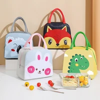 cartoon lunch bag portable insulated thermal lunch box picnic supplies bags milk bottle for women bento lunch box