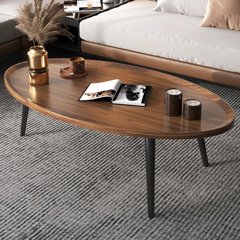 

Factory Cheap Price Scandinavian Modern Wooden Side Table Tea Table For Living Room Round Tray Coffee Table With Solid Wood Leg