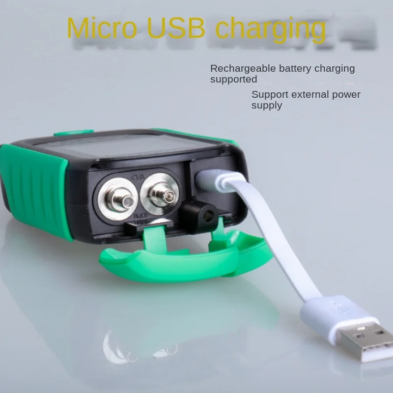 30MW VFL Industrial Optical Power Meter Red Light All-in-one Machine Red Fiber Optic Pen Mini Rechargeable Light Decay Tester