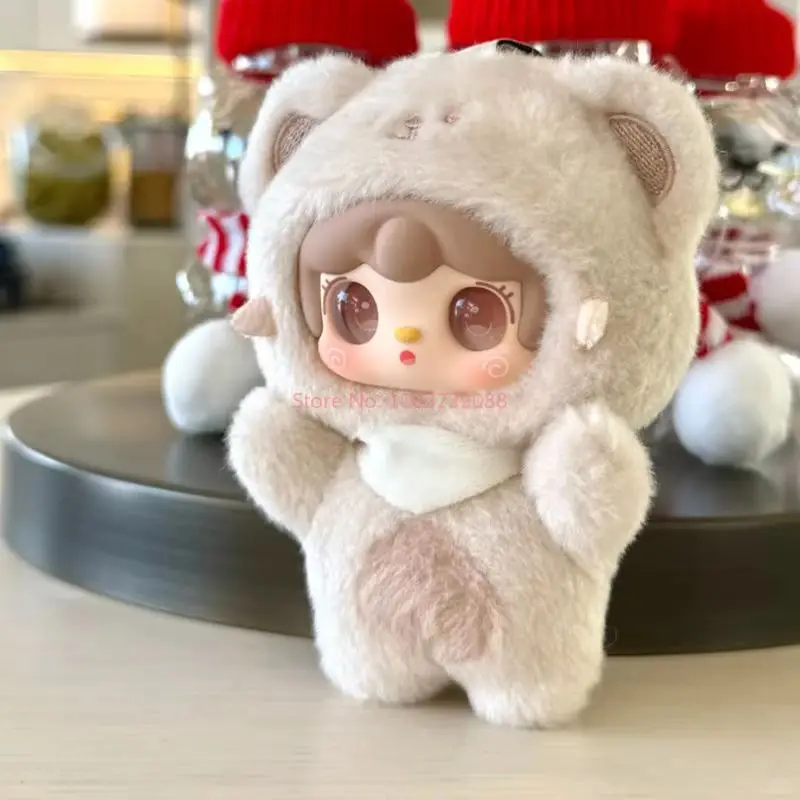 Фото Lamb Yooki 4-го поколения Bite Bear Series виниловая мини-слепая коробка милый настольный декор коллекция фигурка для детей Bestie Girl подарок на Новый год №5