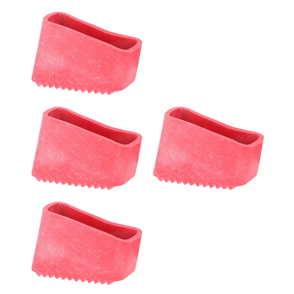 4 Pcs Ladder Rubber Leg Tip Werner Step Rest Mat Rv Accessories Parts Extension Feet Pads Protector Non-