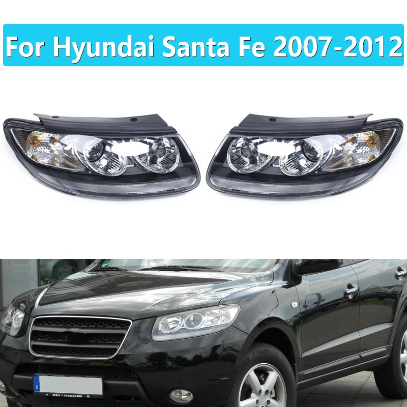 

For Hyundai Santa Fe 2007 2008 2009 2010 2011 2012 Car Front Bumper Halogen Headlight Headlamp Head Light HY2502150 HY2503150