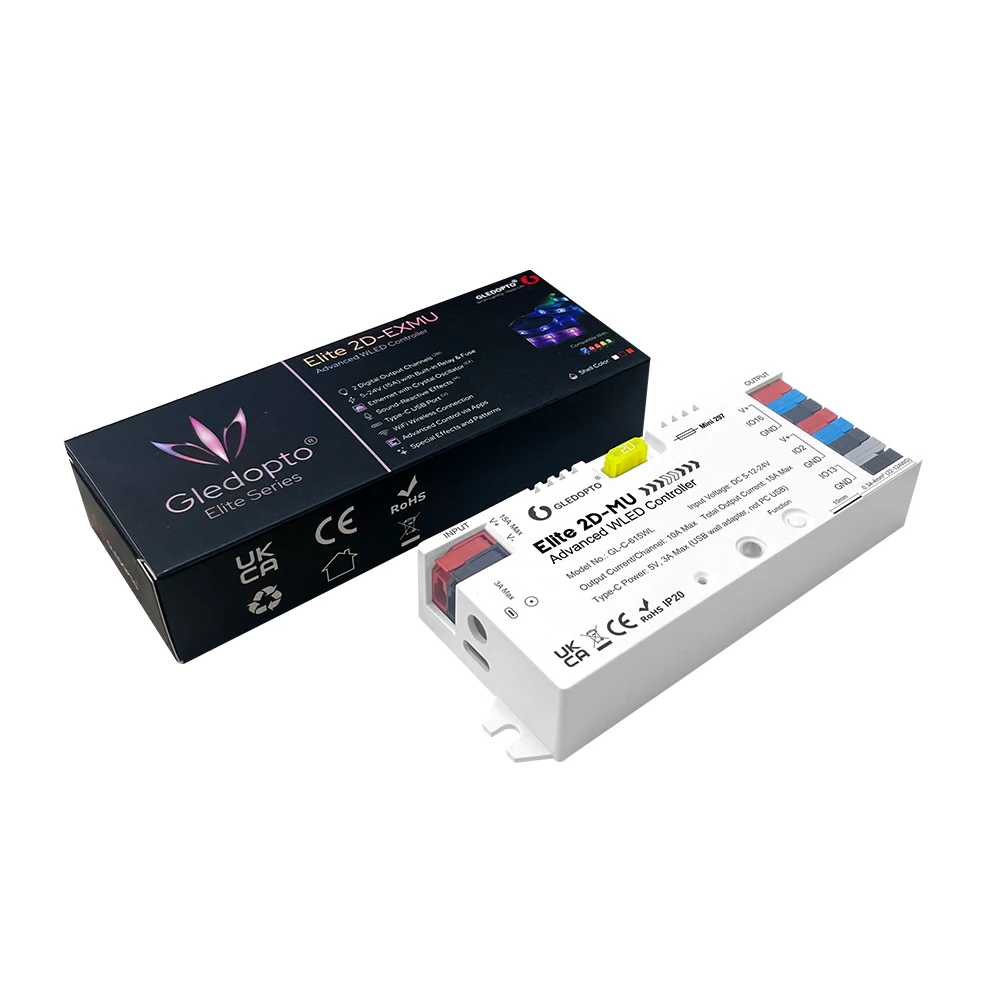 

GLEDOPTO Elite ESP32 RGB-контроллер для светодиодных лент