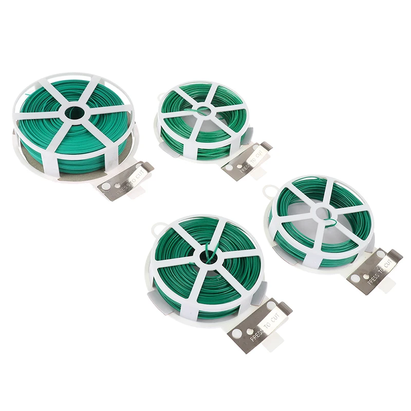 1 шт. рулонная проволока для растений фиксированная веревка садовая заводная