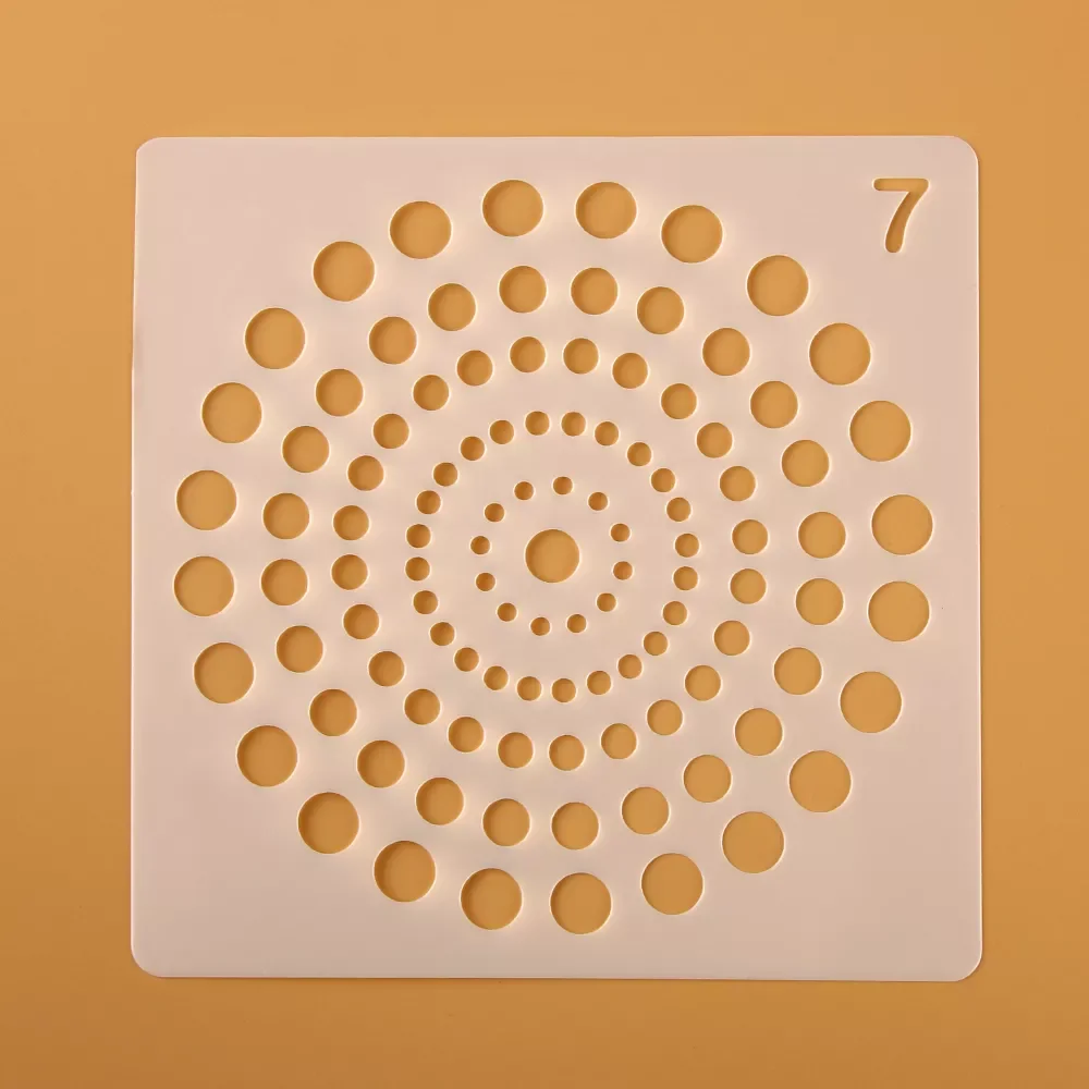 

Hollow Round Mandala Auxiliary Layering Stencils For Walls Painting Scrapbooking Stamp Album Decor Embossing Paper Card Template