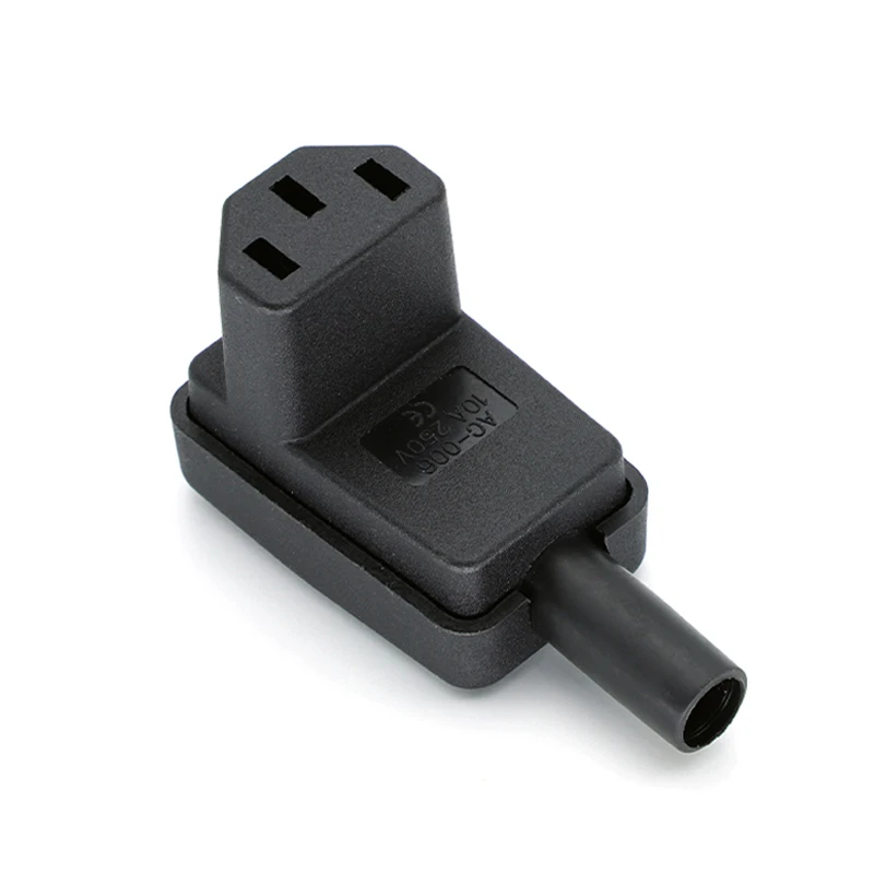 

Угловой разъем IEC 320 C13 JCD чернoй