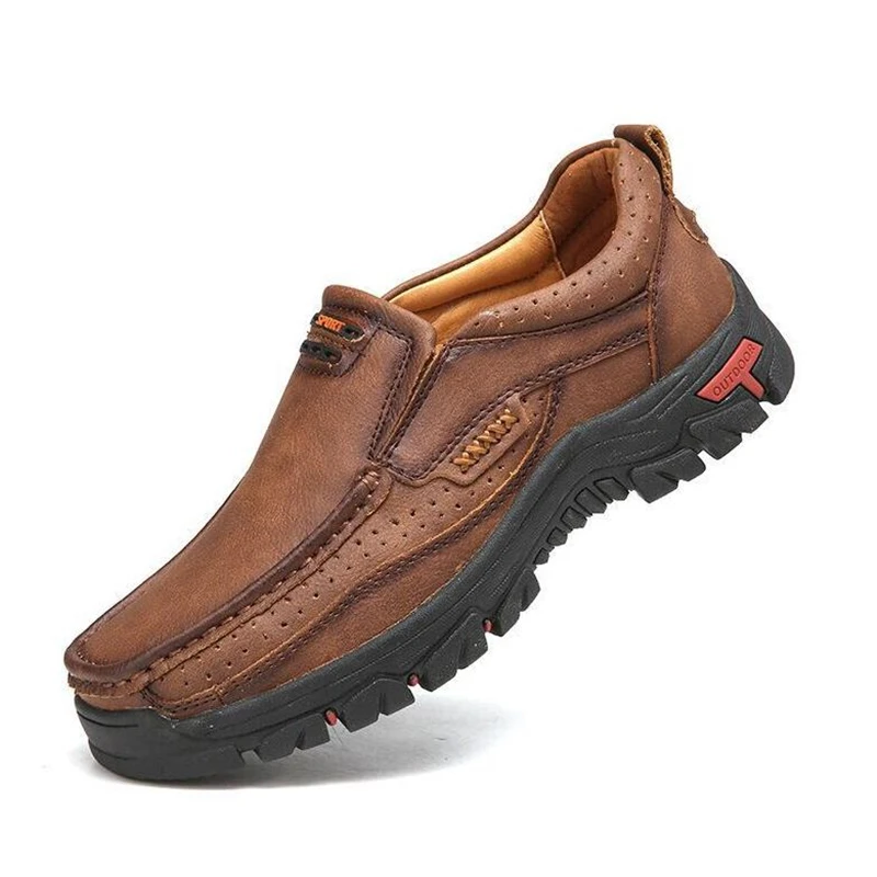 

Мужские повседневные кроссовки, винтажные лоферы из натуральной кожи, мужская удобная обувь для вождения, модная обувь на плоской подошве, весна-лето, размеры 38-48