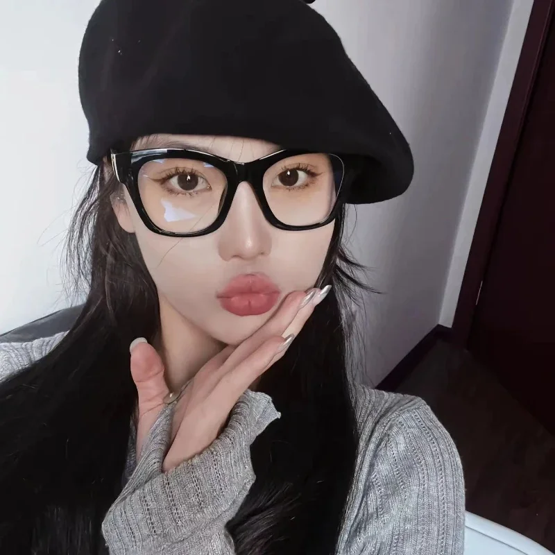 Мужские и женские очки для чтения в большой оправе с защитой от синего света