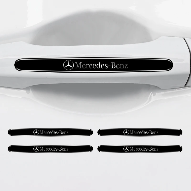 4/8 шт. защитная чаша для дверной ручки автомобиля светоотражающая наклейка