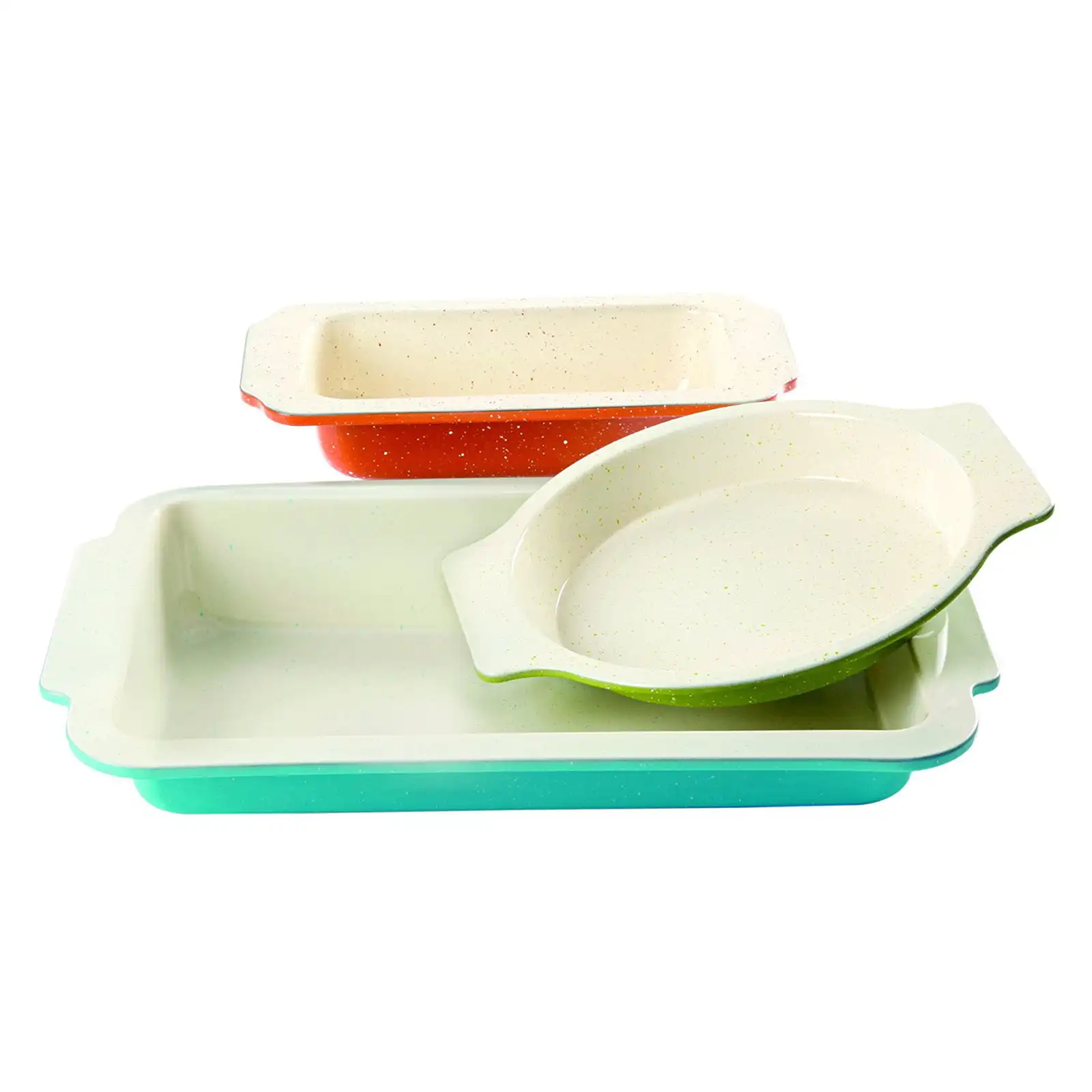 

Colorsplash 3 Piece Imbue Bakeware Set in Assorted Colors