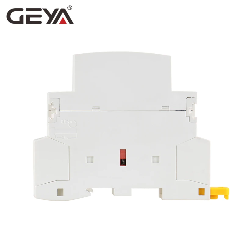 Бытовой модульный контактор GEYA Din-рейки 2P 16A 20A 25A 2NC 2NO 1NO1NC 50/60 Гц автоматический