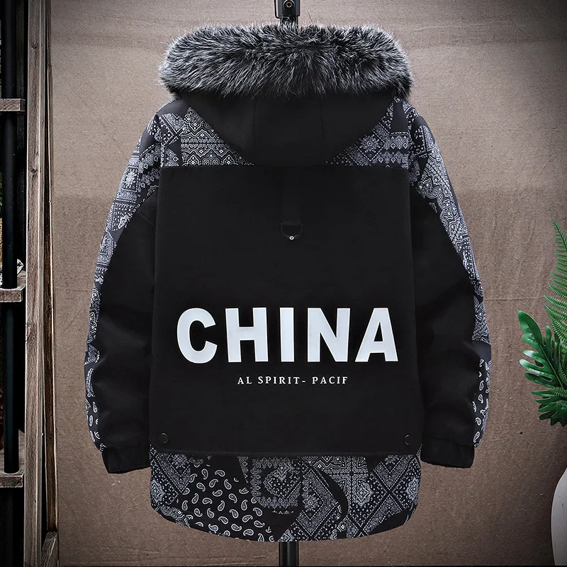 Pai Conquer Fleece Thickened Wool Collar Jacket China Light Fashion New Men's Dress Fit Stereoscopic Cutting