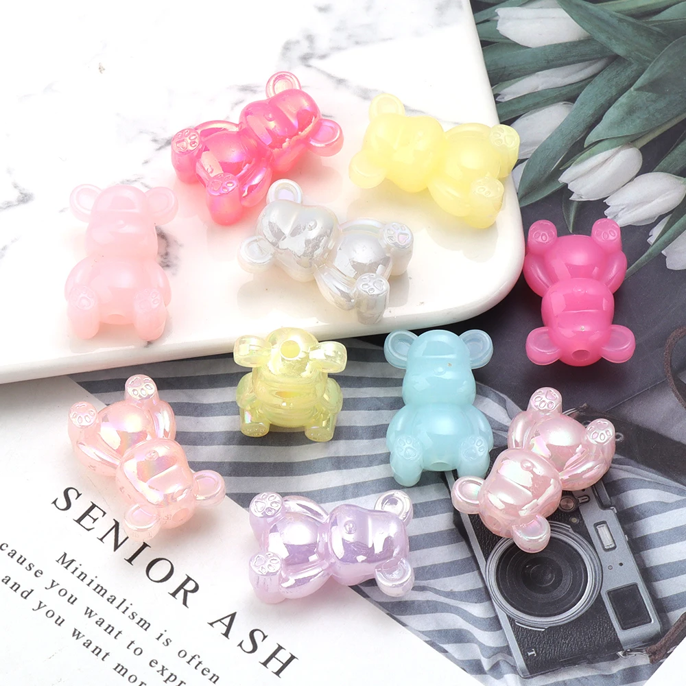 10 шт. акриловые бусины 17 х25 мм