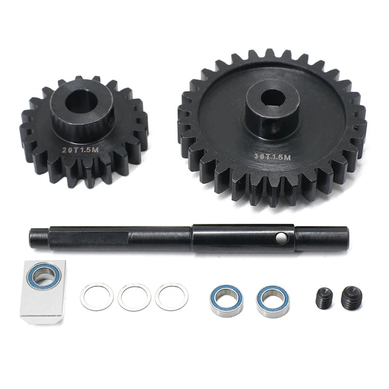 

Подходит для Traxxas 1/5 Φ XRT, запасные части, закаленные стальные зубья 1,5 м, 20T + 30T