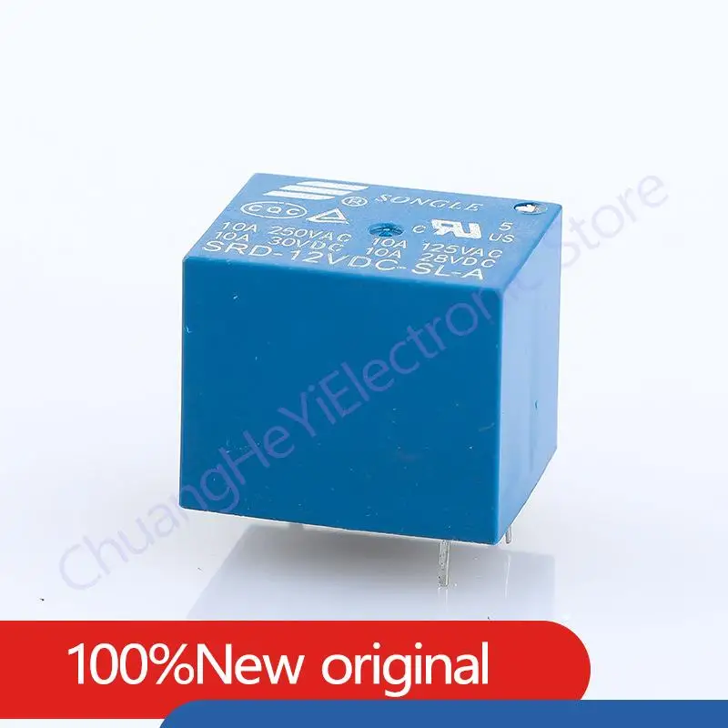 Фото 10 шт. реле Songle SRD-03V 05V 06V 09V 12V 24VC-SL-A-SL-C 10A 4/5 pin №2