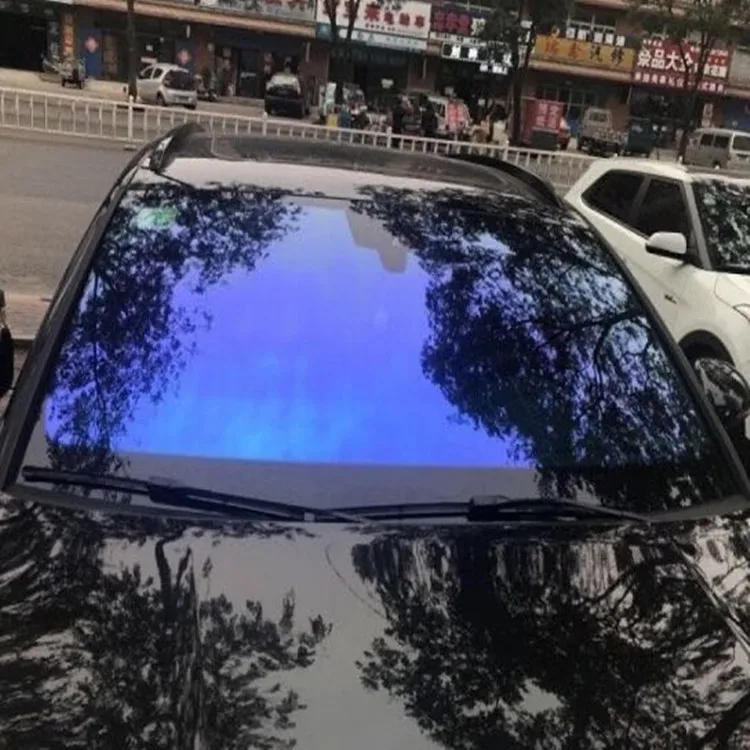 

chameleon paint for car window glass heat insulation shining cool window tint film